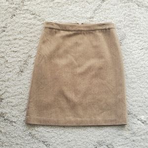 J Crew Creme Wool Skirt